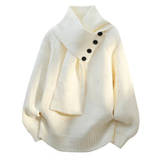 Jersey Imogen con cuello tipo bufanda
