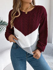 Flora | Chevron Stitch Pullover