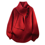 Jersey Imogen con cuello tipo bufanda