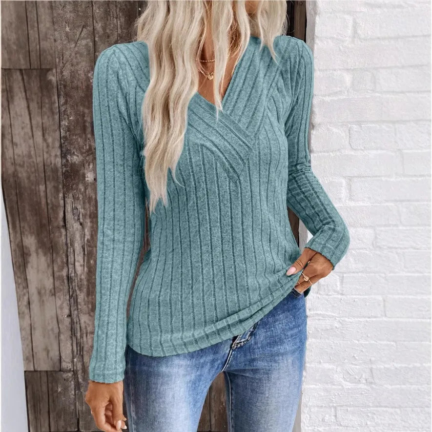 Ribbed knit Quinn sweater