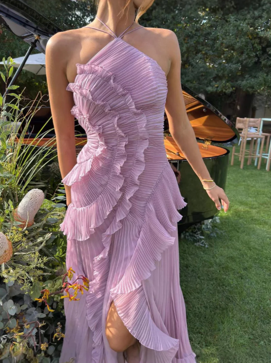 Estela | Vestido halter elegante