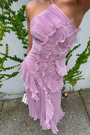 Estela | Vestido halter elegante