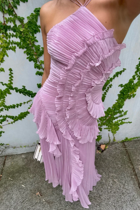 Estela | Vestido halter elegante