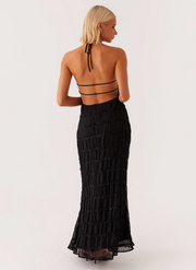 Jolene | Vestido maxi halter elegante