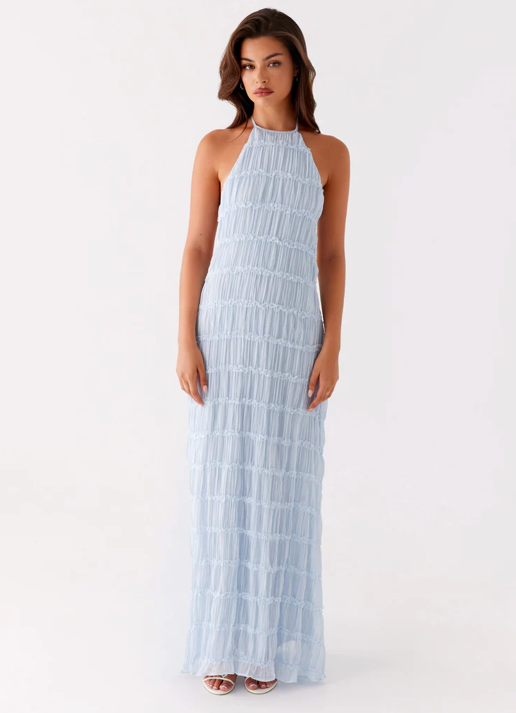 Jolene | Vestido maxi halter elegante