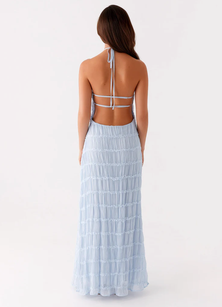 Jolene | Vestido maxi halter elegante