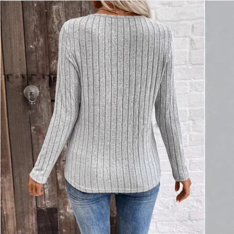 Ribbed knit Quinn sweater