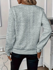Zoé zip-up knit sweater
