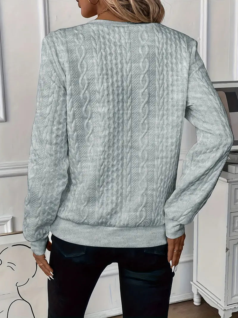 Zoé zip-up knit sweater