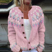 Oversized printed Sofie cardigan