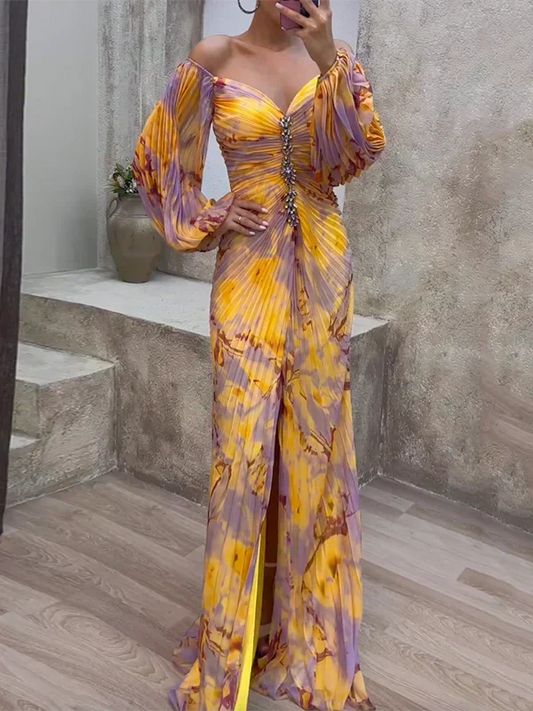 Adelaida | Vestido elegante con escote en V