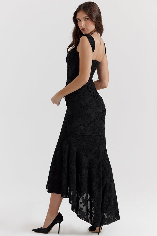 Carlota | Vestido entallado con fruncido