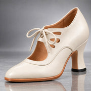 Paloma | Tacones con Cordones