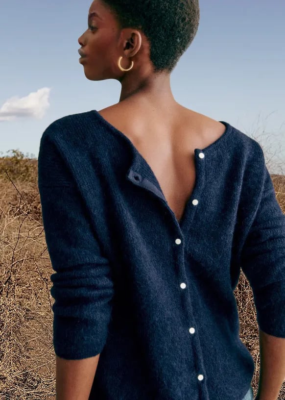 Brisley knit cardigan