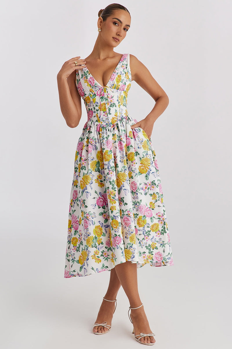Saffron | Vestido floral de verano