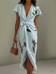 Juliana wrap dress with an elegant cut