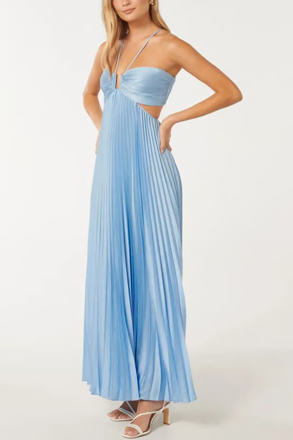 Orquídea | Vestido maxi halter