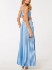 Orquídea | Vestido maxi halter