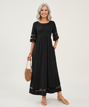 Claudia | Vestido midi fluido