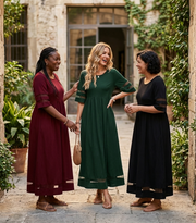 Claudia | Vestido midi fluido