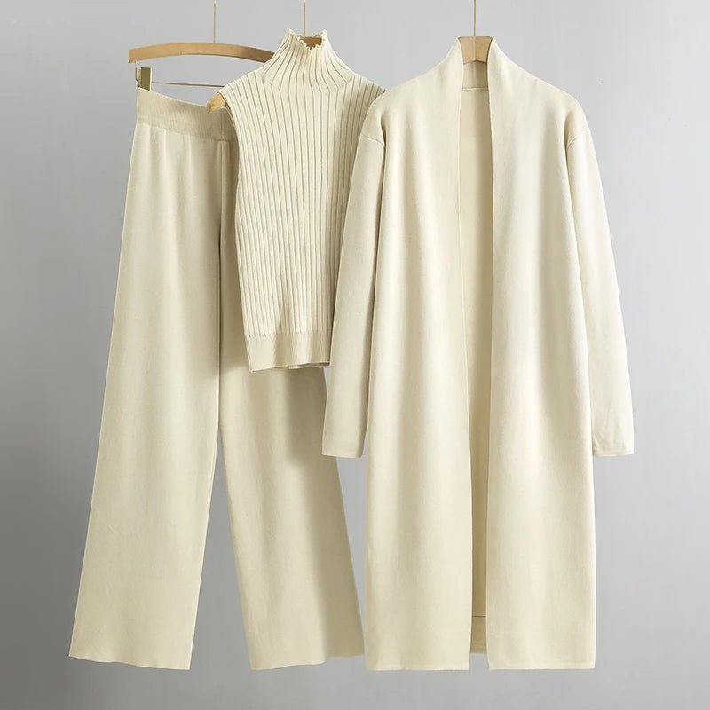 Clara | Three-piece knit set