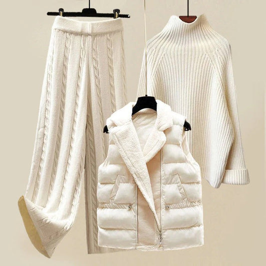 Conjunto de punto de tres piezas