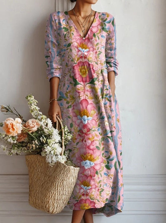 Vestido diario con bolsillos y corte relajado