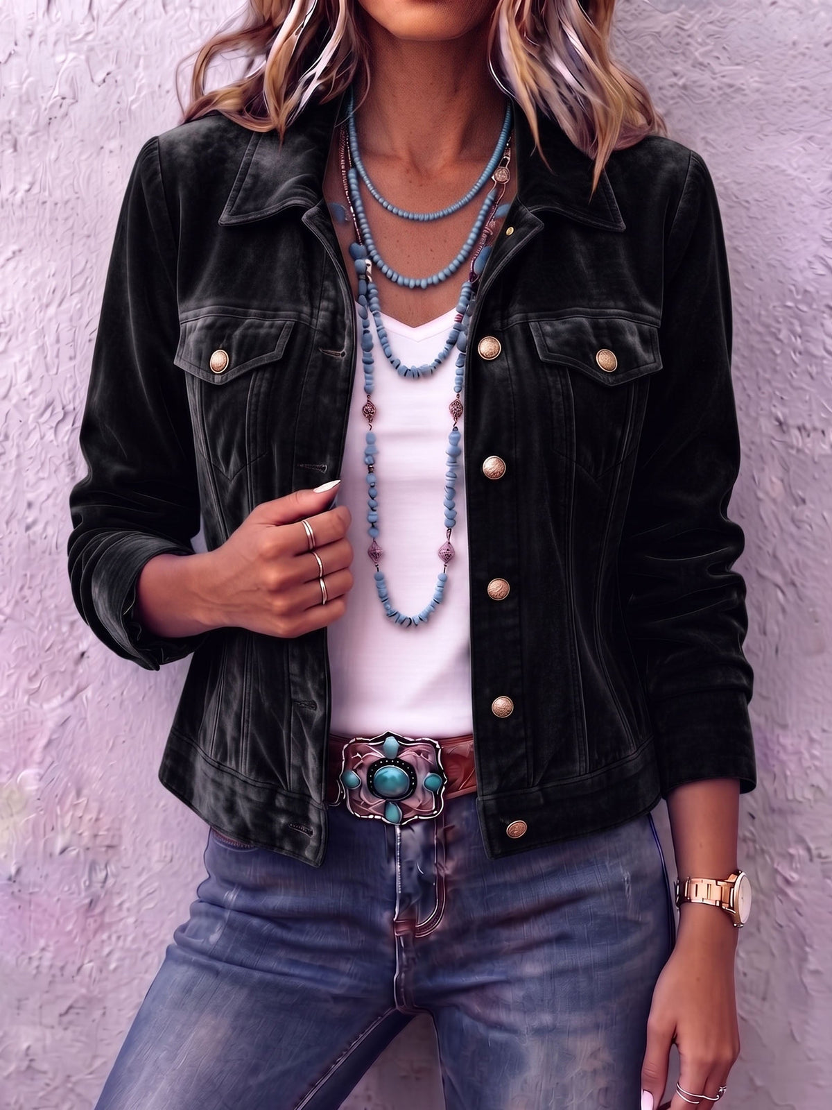Diana | Vintage-Inspired Boho Velvet Jacket