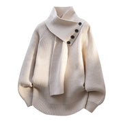 Jersey Imogen con cuello tipo bufanda