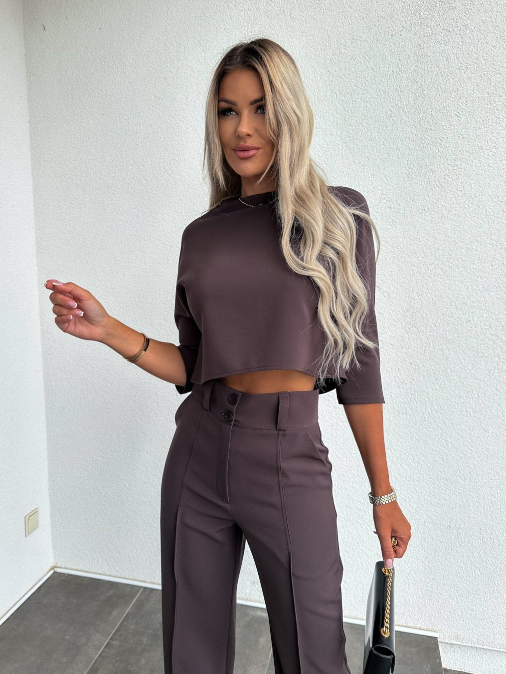Relaxed two-piece set