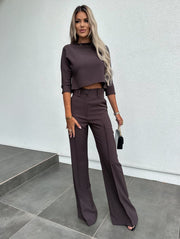 Relaxed two-piece set
