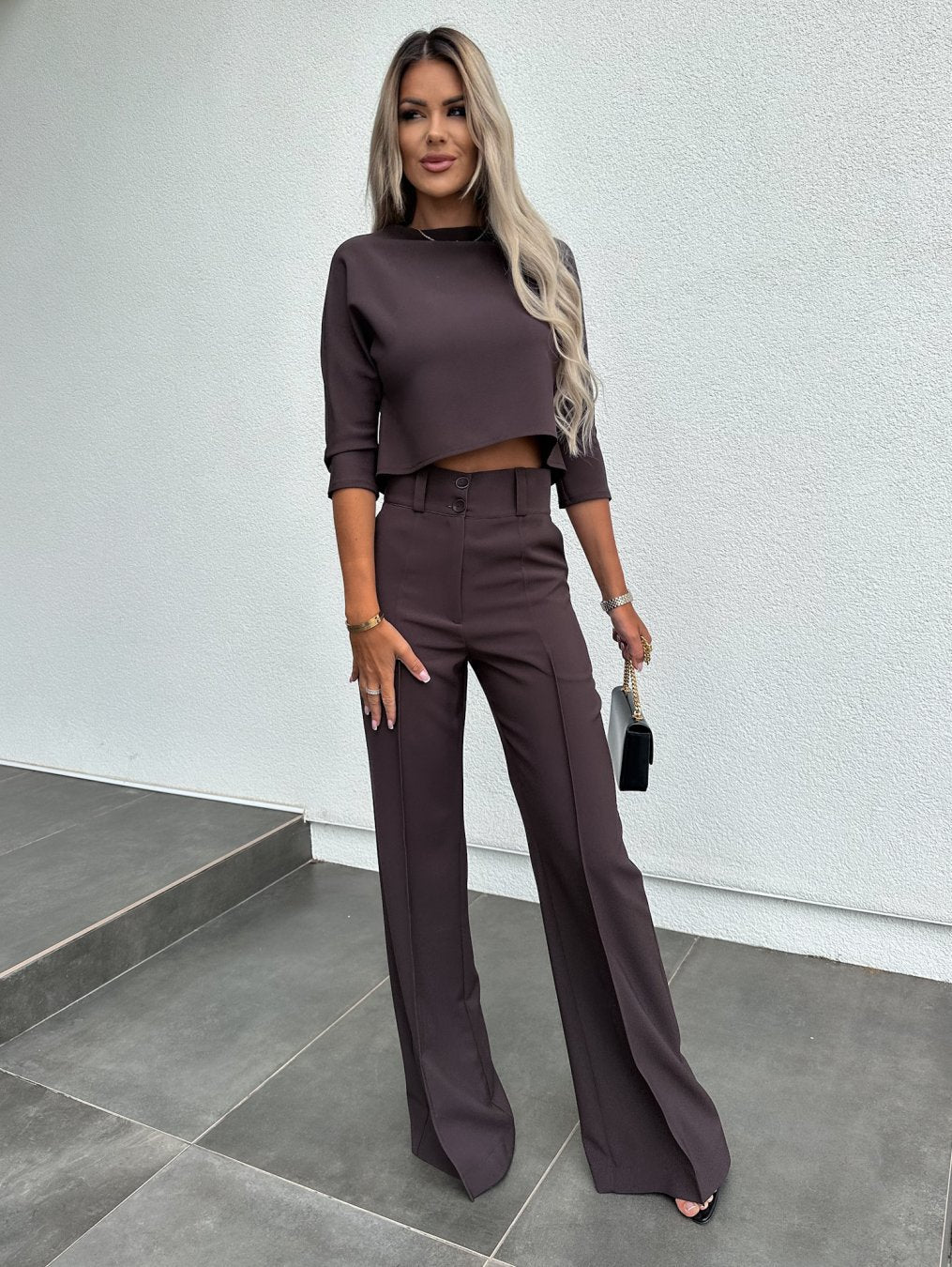 Relaxed two-piece set