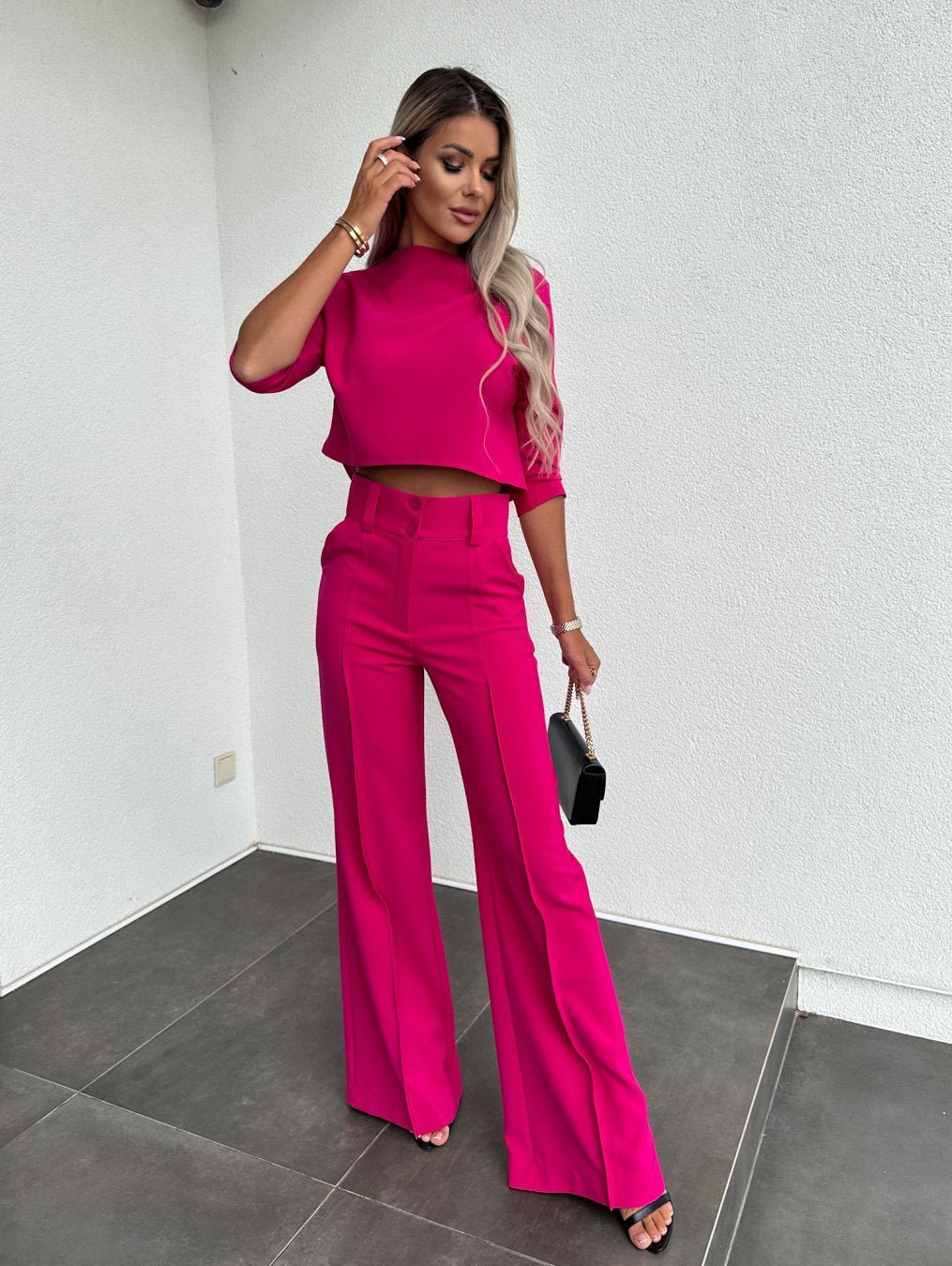 Relaxed two-piece set