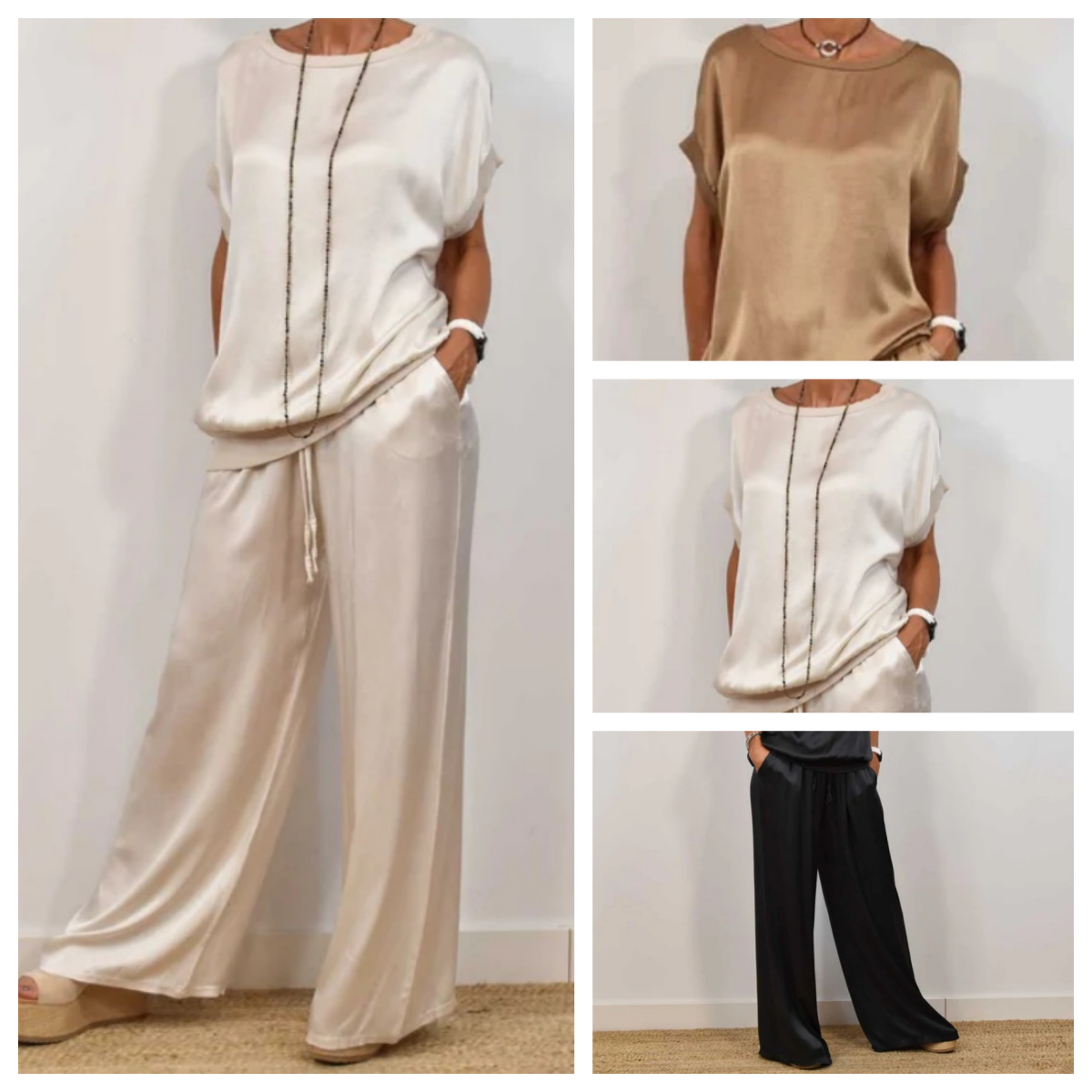 Mónica | Conjunto fluido elegante de dos piezas