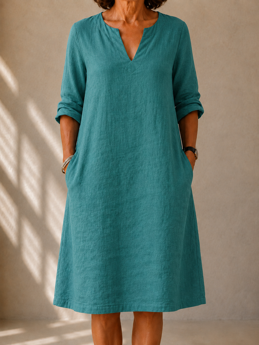 Vestido de verano de silueta fluida