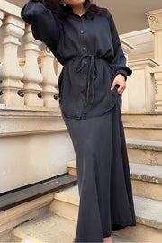 Carmen | Shirt and skirt set with adjustable waist