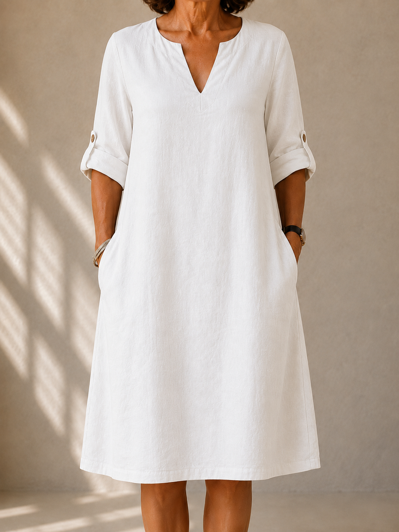 Inés | Vestido de verano clásico y transpirable